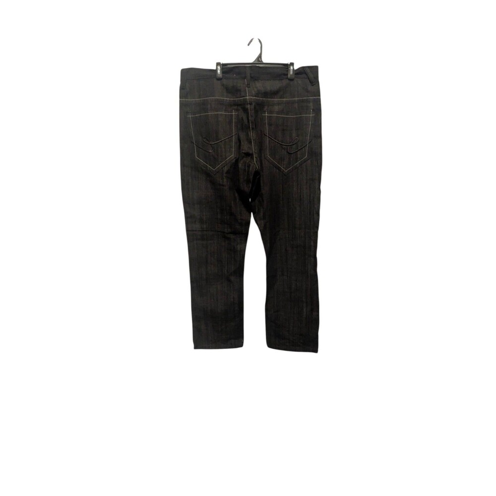Vintage Five Elementz Jeans Mens Black Embroidered Y2K Hip Hop Tag 40X34 - Picture 7 of 12